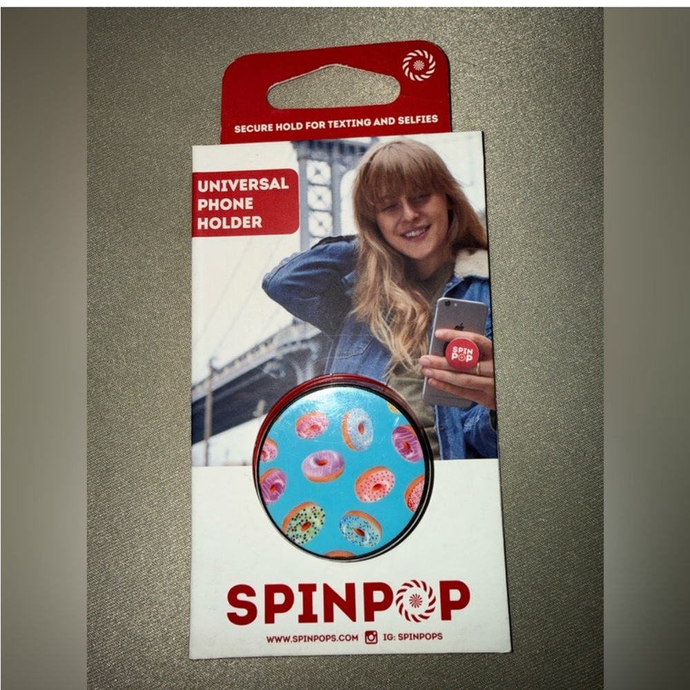 SpinPop Donut Phone Holder